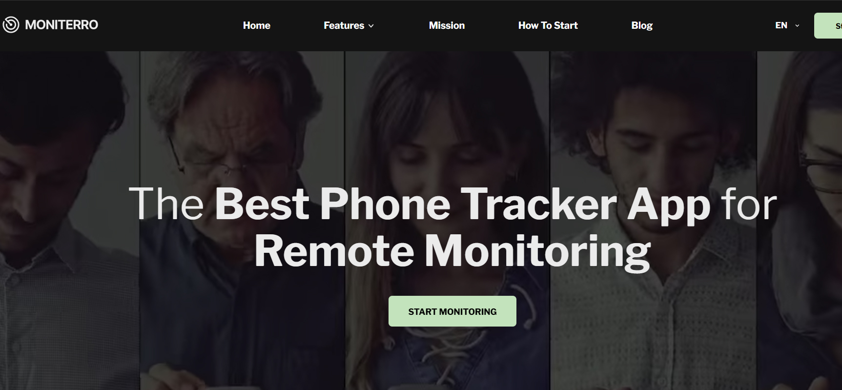 Spy on iPhone with Moniterro
