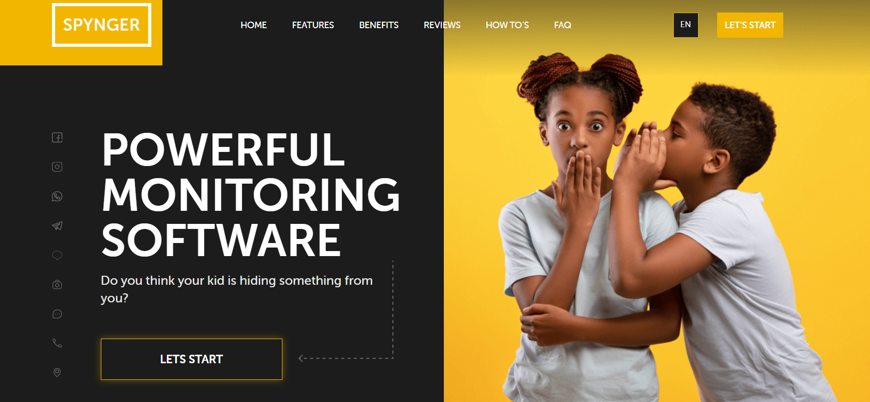 Spy on iPhone with Spynger