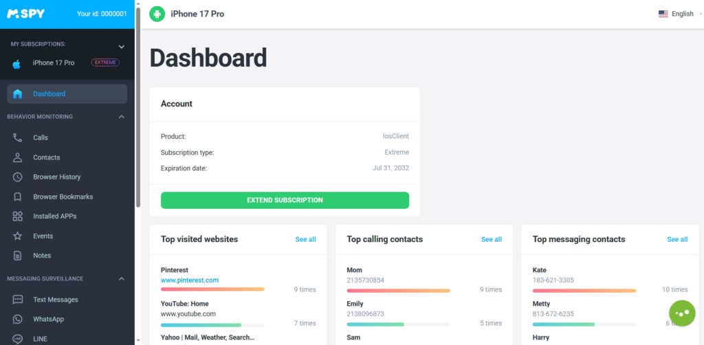 Spy on iPhone 17 Pro Max without Jailbreak